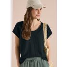Cecil structuur shirt breeze green 303867 17672