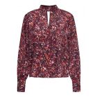 JDY print blouse black tangerine 15336122
