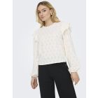 JDY kanten top cloud dancer 15363217