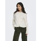 JDY fijn brei vest cloud dancer 15363485