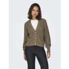 JDY knopen vest malt / taupe 15200418