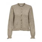 JDY fijn brei vest greige melange 15363485