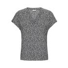 JDY print blouse black / white 15325231