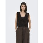 JDY kanten gilet chocolate torte 15347425