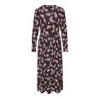 JDY lange bloemenprint jurk zwart 15170095
