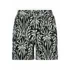 Tramontana print short balck K04-16-101