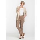 Tramontana flared animalprint broek Q10-04-101