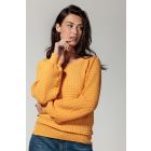 Tramontana structuur trui ochre Q13-13-602