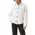 QS blouse vest white melange 2109536 02W0