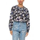 QS by S. Oliver print blouse black 2137457 99A0