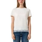 QS by S. Oliver shirt met kant white 2178058 02D0