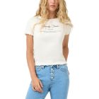 QS by S. Oliver rib shirt off white 2178484 03D0