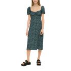 QS by S. Oliver midi print jurk blue green 2143627