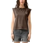 QS by S. Oliver katoenen shirt brown 2181322 89D0