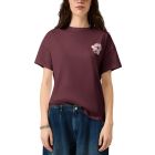 QS by S. Oliver print shirt rug bordeaux 2181429  