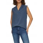 QS by S. Oliver mouwloze blouse blue 2149334 5414