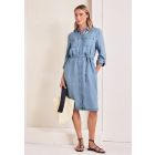 Street One denim jurk light blue wash 144752 17057
