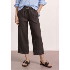 Street One 7/8 linnen broek espresso brown 379813