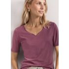 Street One heart neck shirt blush 324775 17733
