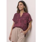 Street One print top blush berry 325623 27846