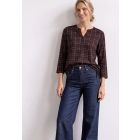 Street One ruit shirt rustic rouge 325621 37820