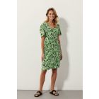 Tramontana print jurk greens D02-16-502