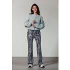 Tramontana suedine snake broek grey Q15-14-101