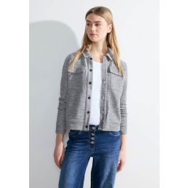 CECIL 'Jeans mit Bouclé-Detail' B378532-10271