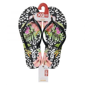Sarlini bloemenprint slipper black 000124993018