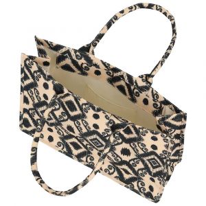 Sarlini print strand tas nature 000460-00026-One Size