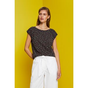 Esprit all over print shirt anthracite 063EE1K303 