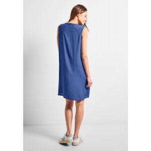 Cecil viscose jurk blue sea 143646 14922