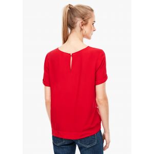 QS designed by blouse flame red 2005751 3120