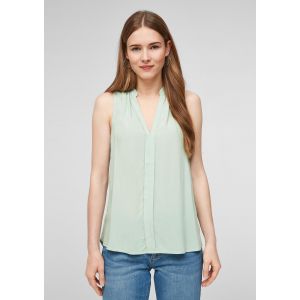 QS desigend by mouwloze blouse mint 2060693 7220