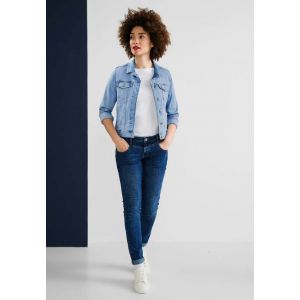Street One denim jack bleach indigo 211842 14818