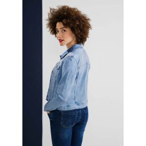 Street One denim jack bleach indigo 211842 14818