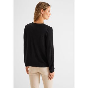 Street One openvallend vest black 319660 10001