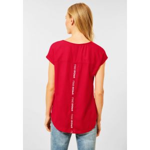 Cecil uni blouse hot red 343381 13987