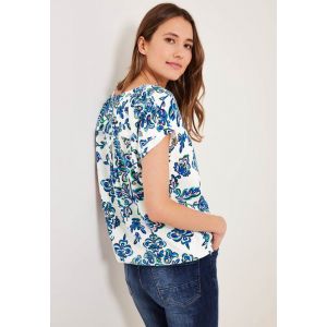 Cecil print blouse vanilla white 344025 33474