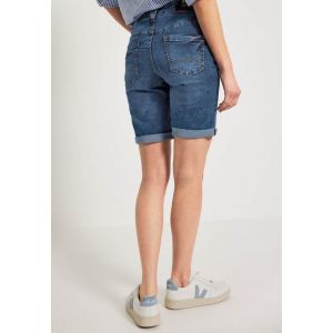 Cecil denim short Scarlett mid blue 376014 10282