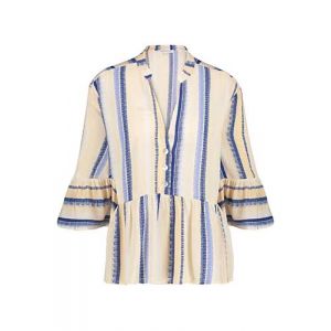 Tramontana streep blouse neutrals C05-04-301