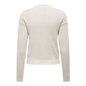 JDY structuur brei vest eggnog 15294221