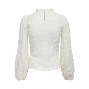 JDY broderie top cloud dancer 15294313