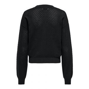 JDY structuur brei vest black 15294221