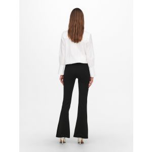 JDY flare broek met split zwart 15234628