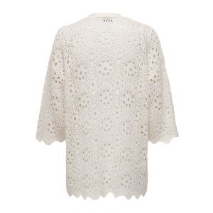 JDY gehaakt vest cloud dancer 15290568