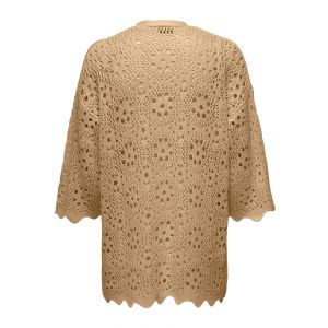 JDY gehaakt vest  indian tan 15290568
