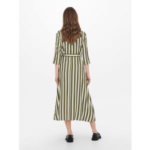JDY midi streep dress kalamata 15200236