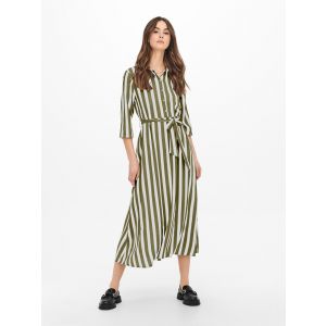 JDY midi streep dress kalamata 15200236