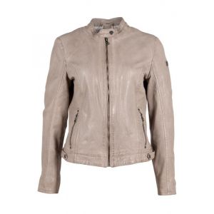 Gipsy leren jack Jollie M0014993 silvergrey